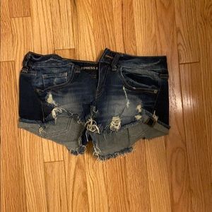Women’s destroyed shorts
